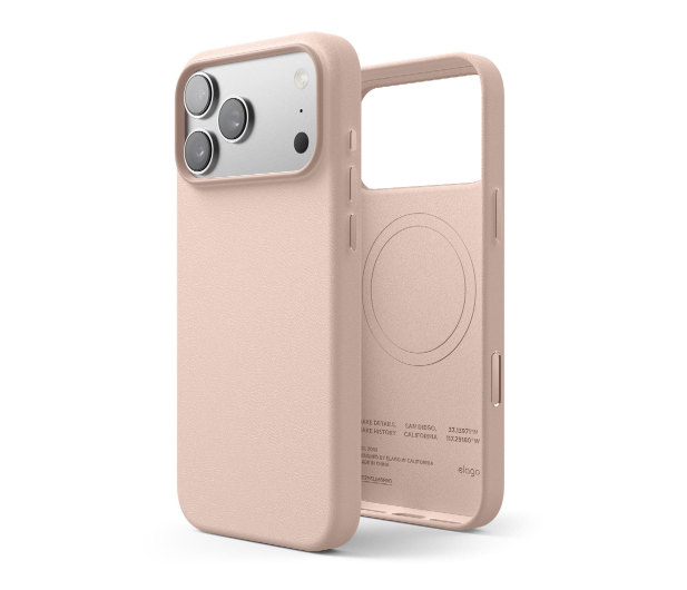 Elago MagSafe Leather Case do iPhone 17 PRO Max Lovely Pink ES17MSLE69PRO-LPK - 1360564 - zdjęcie